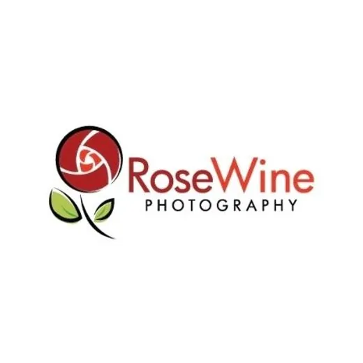 RoseWine Photography logo design by LogoOrbit