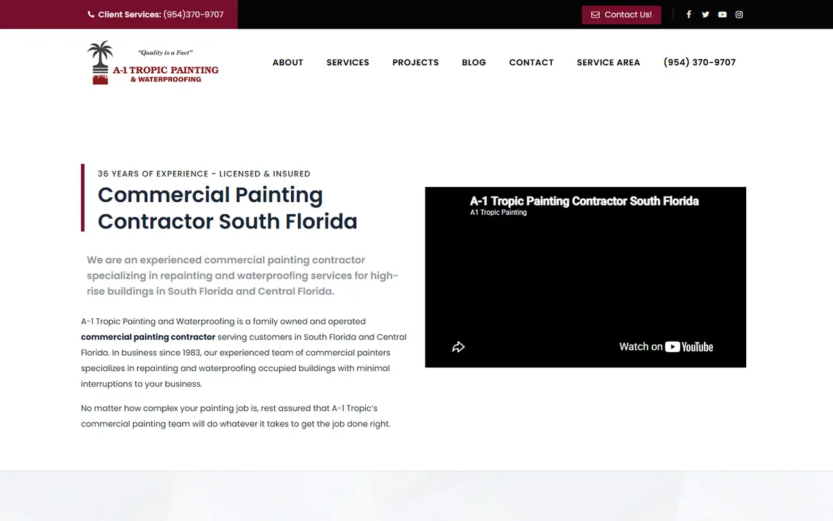 The A 1tropic website as built