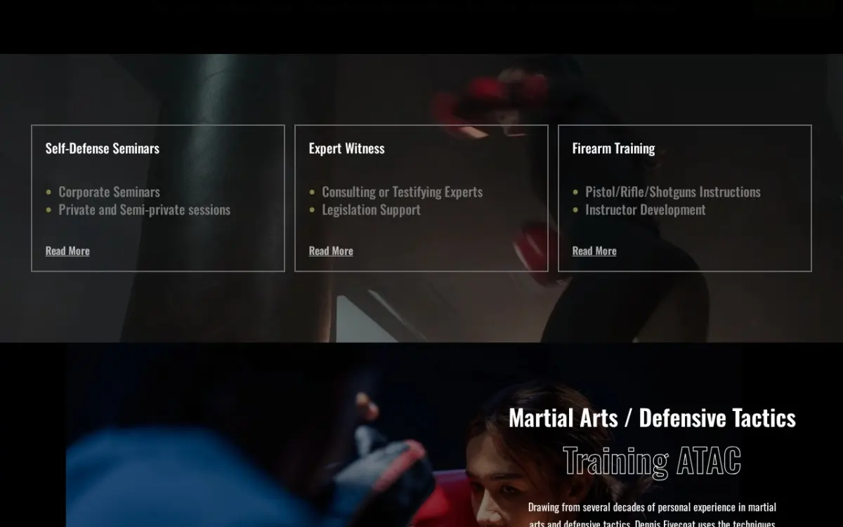 The Advantange Training And Consulting website as built