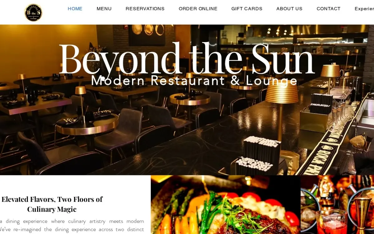 The Beyond the sun website as built