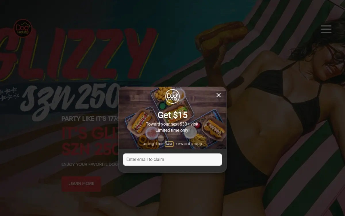 The Doghaus website as built