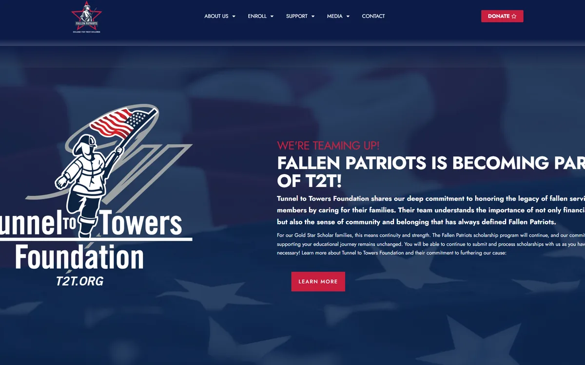 Children of Fallen Patriots Foundation website
