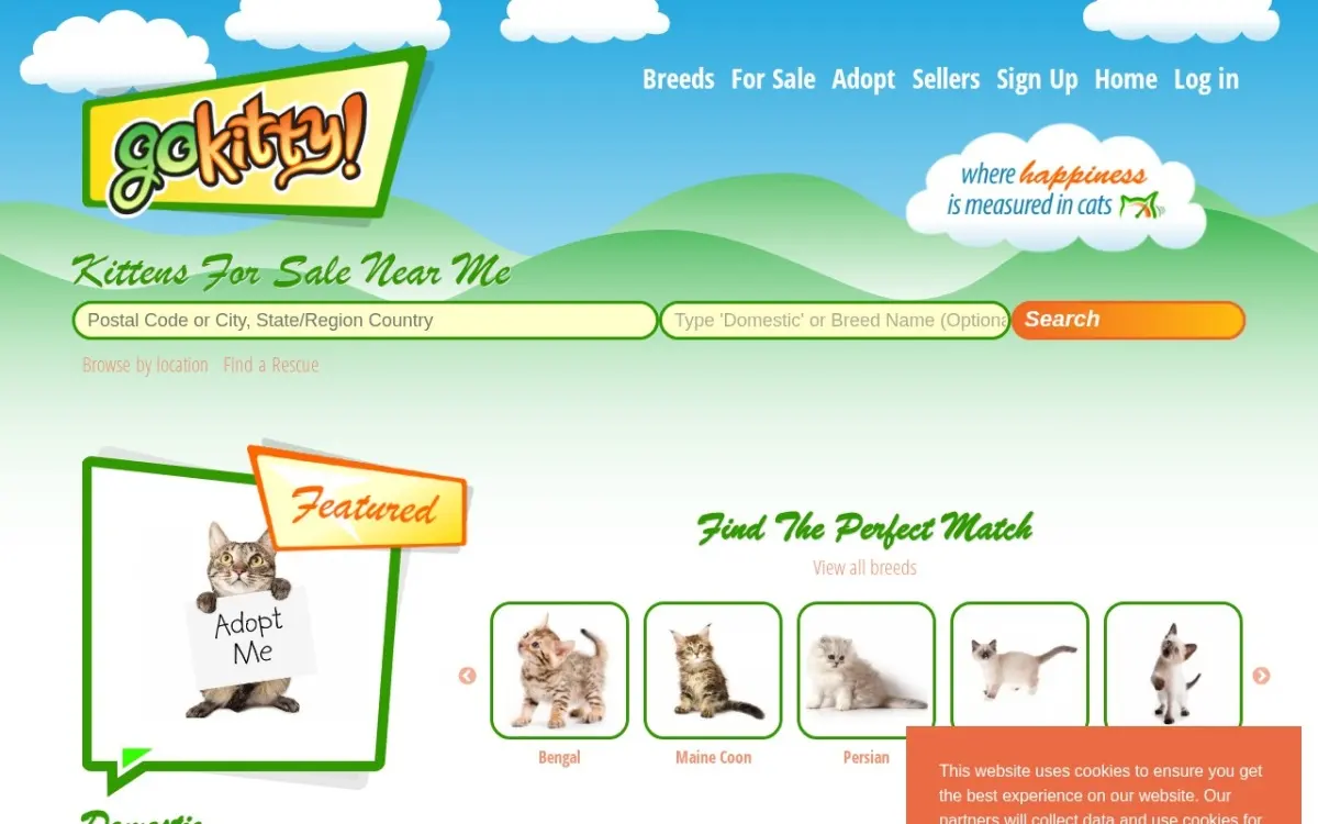 GoKitty website