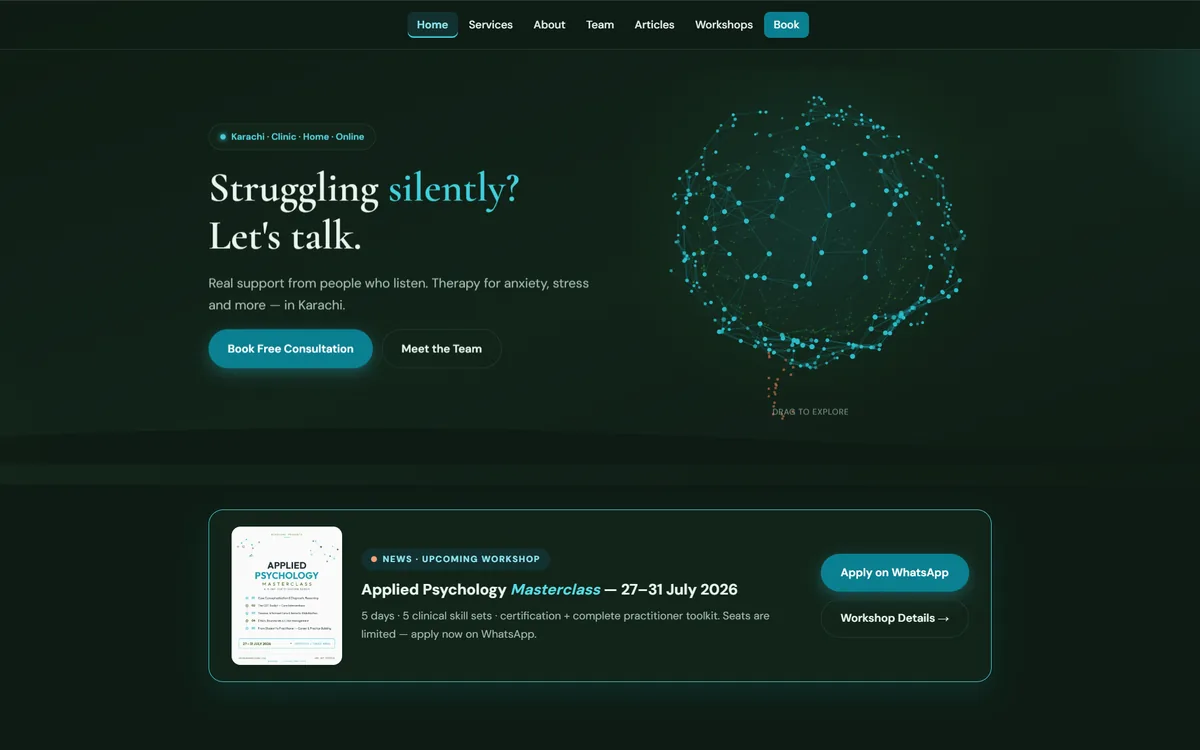 MindCare Services website