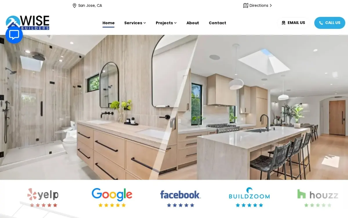 The WISE Builders website as built