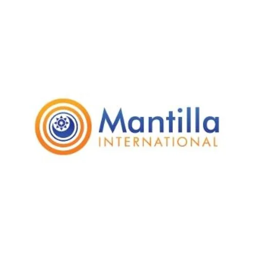 Mantilla International logo design by LogoOrbit