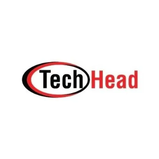 TechHead logo design by LogoOrbit