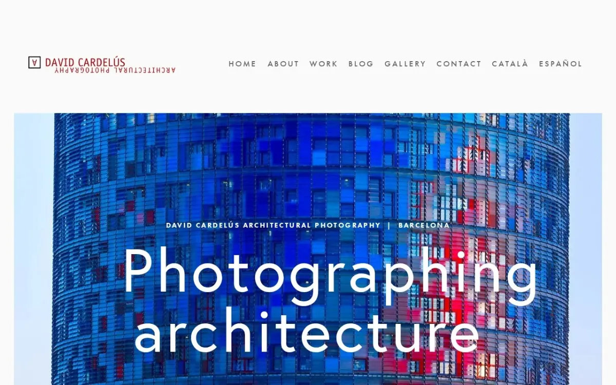 The David Cardelús website as built