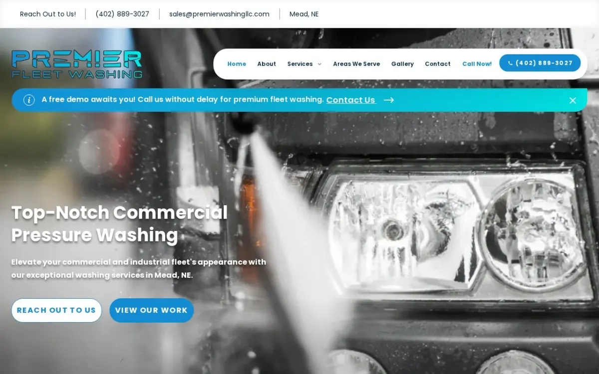 The Commercial Pressure Washing Services Mead, NE website as built