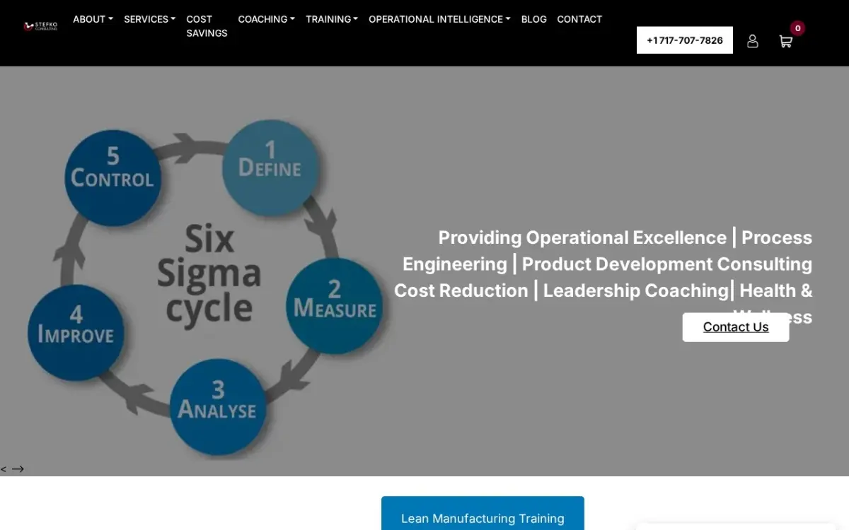 The Leadership Development Coaching website as built